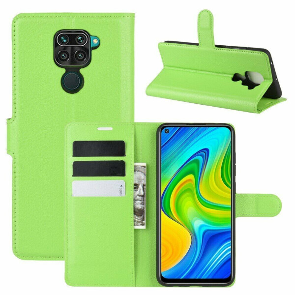 

Чехол-книжка Deexe Book Type для Xiaomi Redmi Note 9 - Green