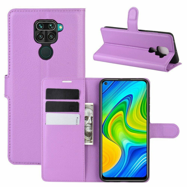 

Чехол-книжка Deexe Book Type для Xiaomi Redmi Note 9 - Purple