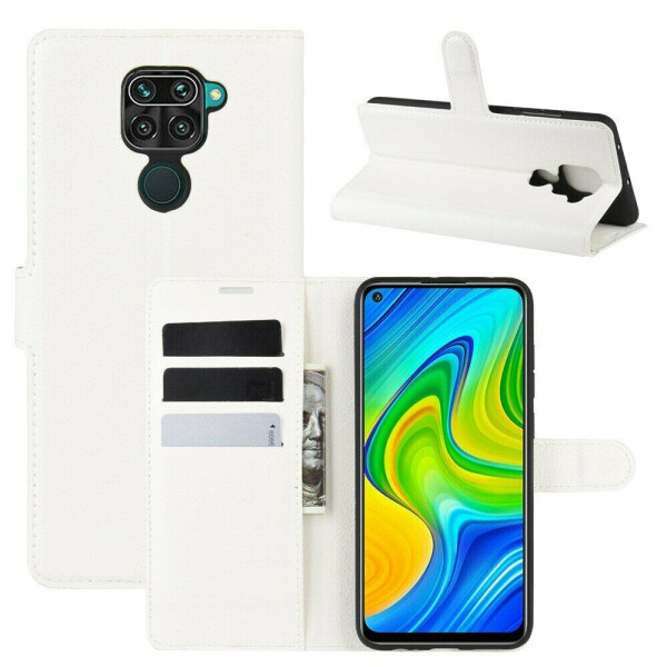

Чехол-книжка Deexe Book Type для Xiaomi Redmi Note 9 - White