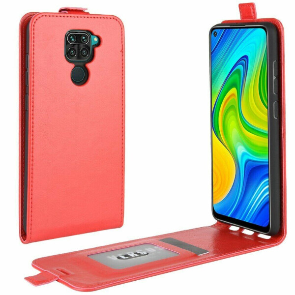 

Чехол Deexe Flip Case для Xiaomi Redmi Note 9 - Red