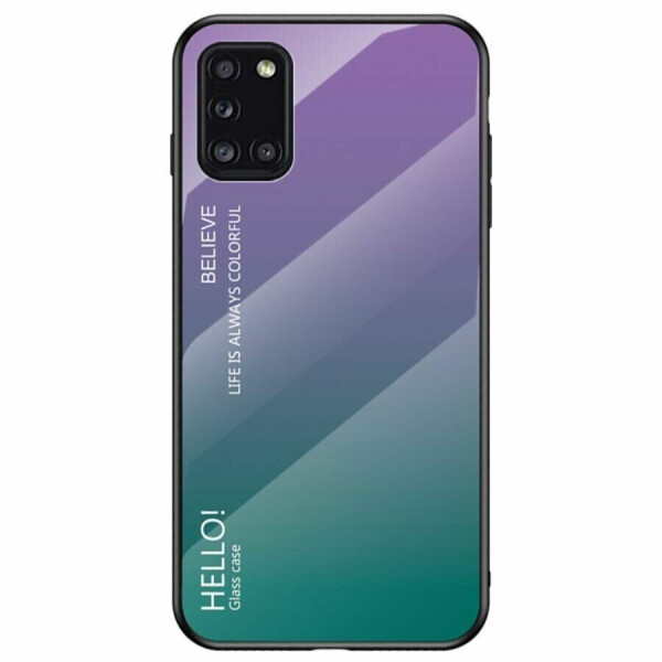 

Защитный чехол Deexe Gradient Color для Samsung Galaxy A31 (A315) - Purple / Green