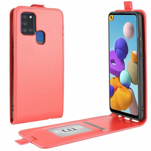 

Чехол Deexe Flip Case для Samsung Galaxy A21s (A217) - Red