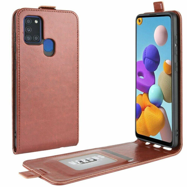 

Чехол Deexe Flip Case для Samsung Galaxy A21s (A217) - Brown
