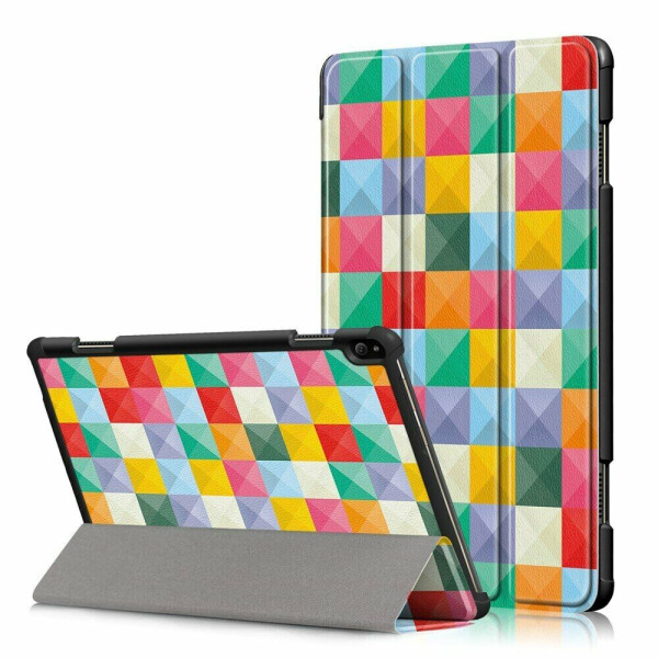 

Чехол UniCase Life Style для Lenovo Tab P10 X705 - Colorful Triangles Grids