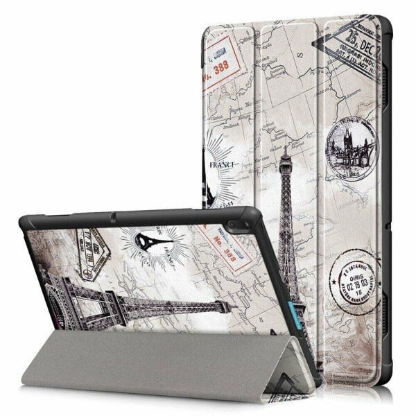 

Чехол UniCase Life Style для Lenovo Tab E10 TB-X104F - Eiffel Tower and Map