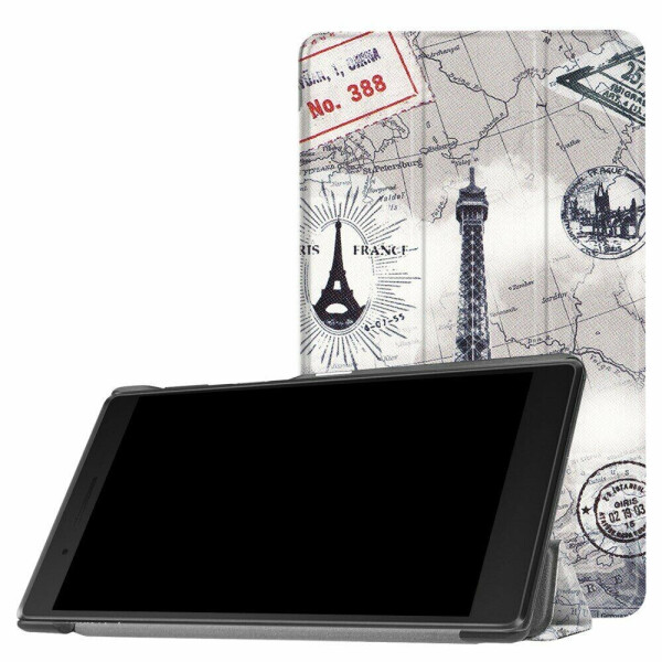 

Чехол UniCase Life Style для Lenovo Tab 4 7 - Eiffel Tower and Map