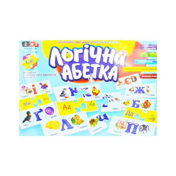 

Игра настольная Danko Toys Логическая азбука укр.(ДТ-ЛА-06-07)