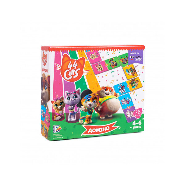 

Игра настольная Vladi Toys Домино 44 Кота (VT8055-14)