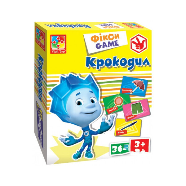 

Игра настольная Vladi Toys Фикси Game Крокодил укр (VT2107-08)
