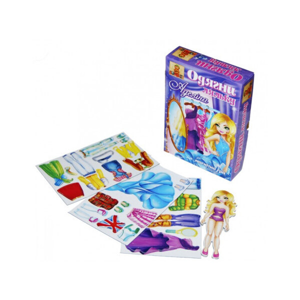

Настольная игра Bombat Game Одень куклу Аделина (4820172800132)