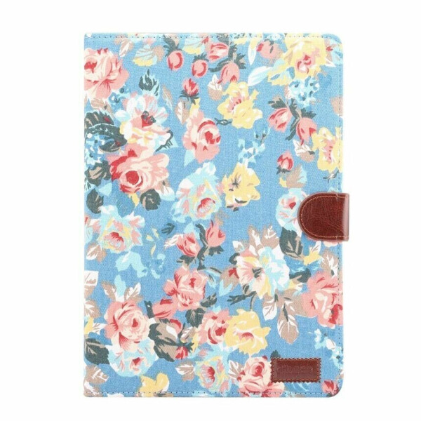 

Чехол Deexe Peony Pattern для Apple iPad 10.2 (2019) - Blue