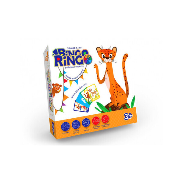 

Настольная игра Danko Toys Лото Bingo Ringo на украинском (ДТ-ЛА-06-19)