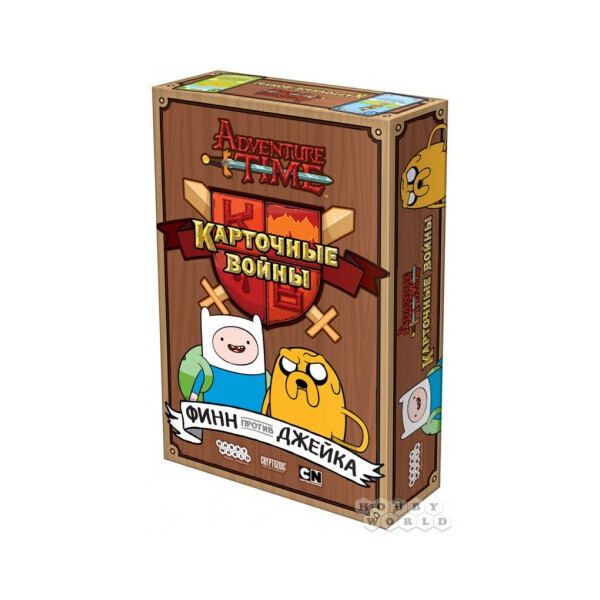 

Настольная игра Hobby World Время приключений Карточные войны Финн против Джейка (1618)