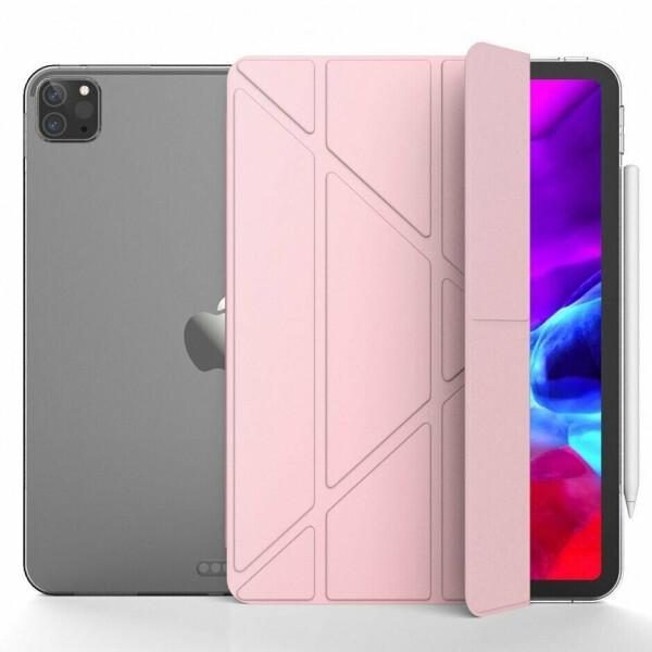 

Чехол Deexe SmartCover для Apple iPad Pro 12.9 (2020) - Rose Gold