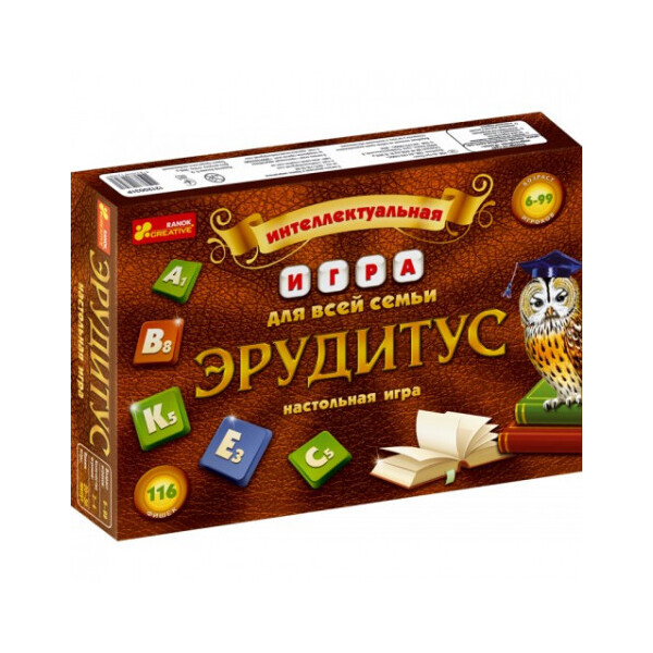 

Настольная игра Ranok-Creative Эрудитус (12120031Р)