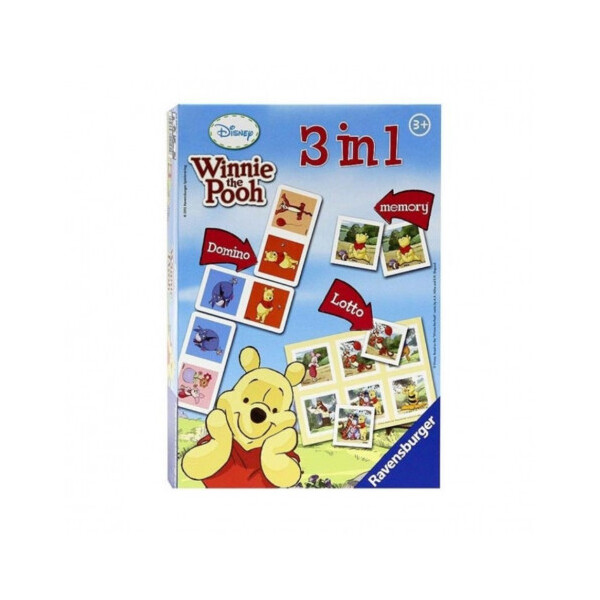 

Настольная игра Ravensburger 3 в 1 Винни (22192)