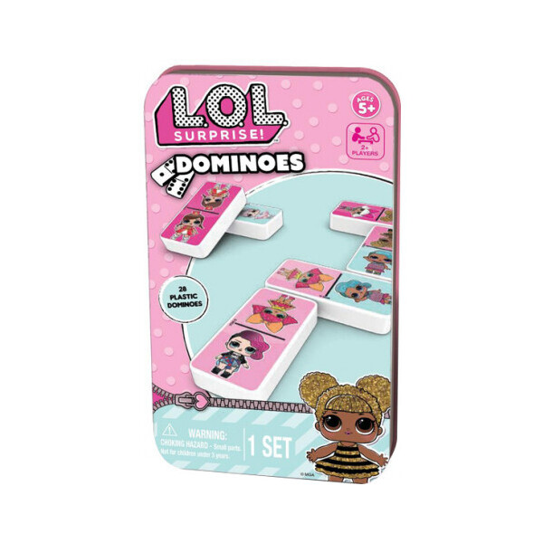 

Настольная игра Spin Master L.O.L. Surprise домино в жестяной коробке (SM98408/6052514)