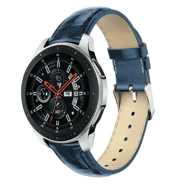 

Ремешок UniCase Crocodile Texture для Samsung Galaxy Watch 46mm/Gear S3 - Blue