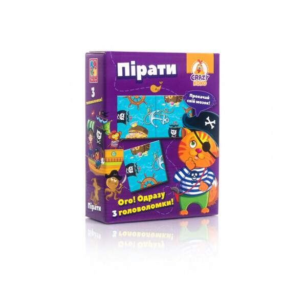 

Настольная игра Vladi Toys Crazy Ko Ko Головоломка Пираты на украинском (VT8055-11)