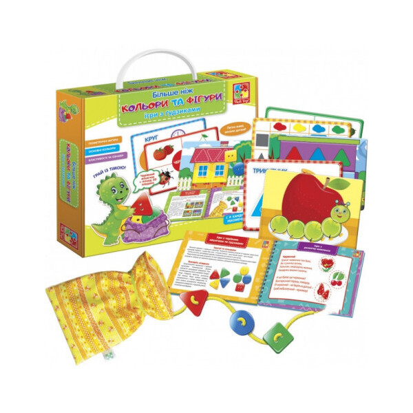 

Настольная игра Vladi Toys Больше чем Цвета и фигуры укр (VT2801-20)