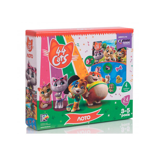

Настольная игра Vladi Toys Лото 44 Кота (VT8055-13)