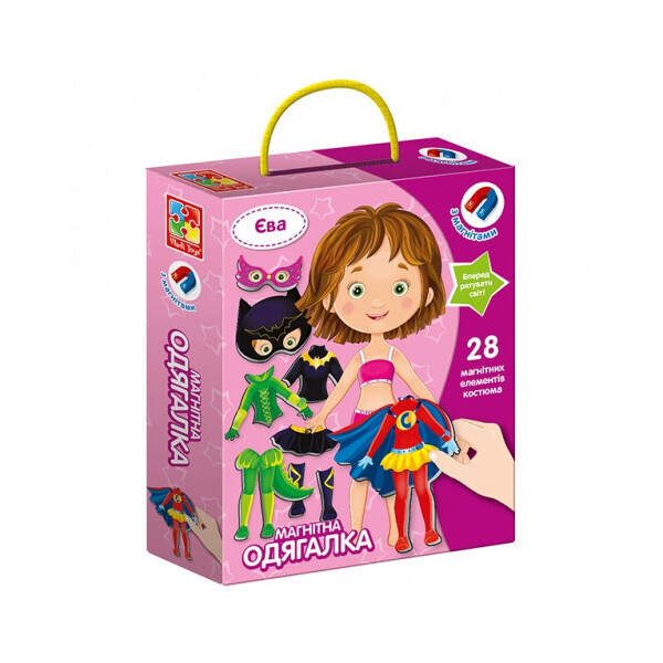

Настольная игра Vladi Toys Магнитная одевашка Ева Укр (VT3702-08)
