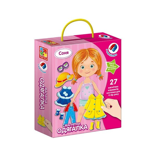 

Настольная игра Vladi Toys Магнитная одевашка Соня Укр (VT3702-07)