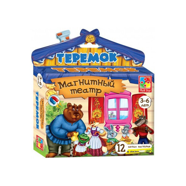 

Настольная игра Vladi Toys Магнитный театр Теремок (VT3206-08)