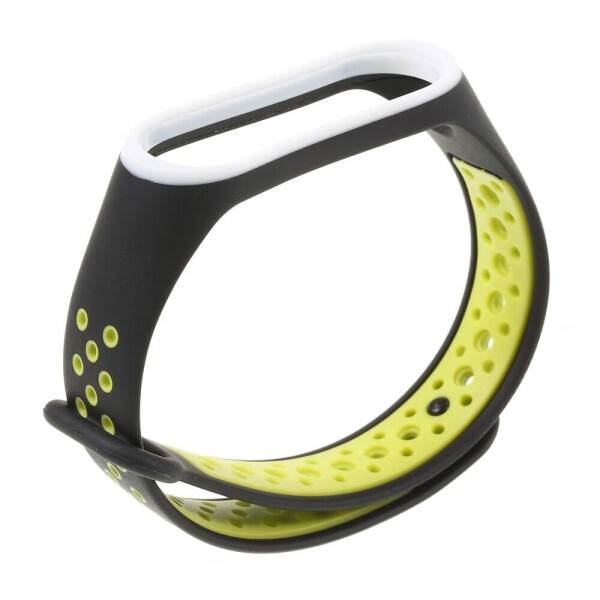 

Ремешок Deexe Dual Color для Xiaomi Mi Band 3 - Black/Yellow