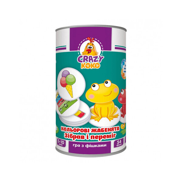 

Настольная игра VLADI TOYS Цветные лягушата укр (VT8020-06)