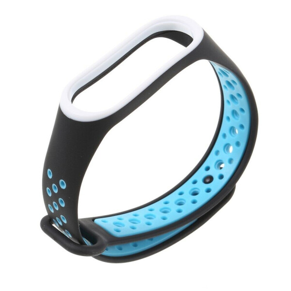 

Ремешок Deexe Dual Color для Xiaomi Mi Band 3 - Black/Blue