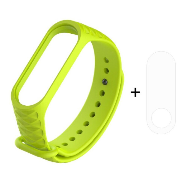 

Ремешок Deexe 3D Diamond для Xiaomi Mi Band 3 - Green