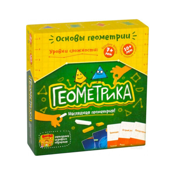 

Настольная игра Банда Умников Геометрика украинском языке (УКР020)