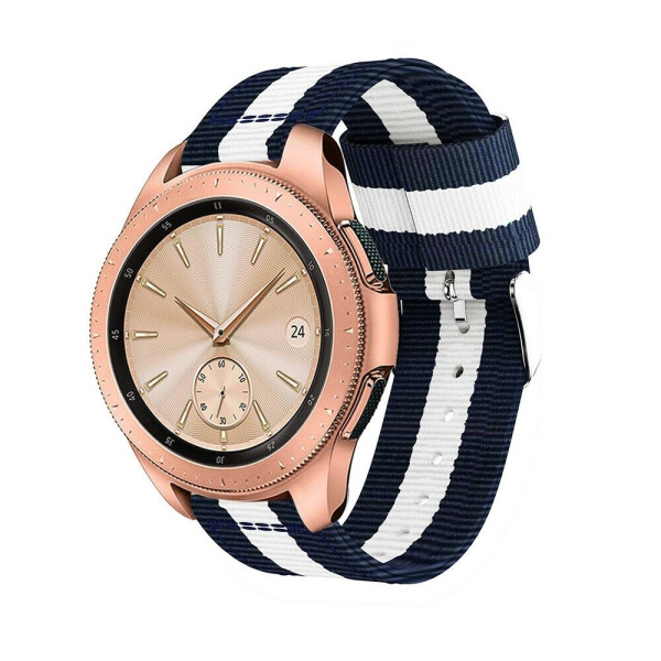 

Ремешок UniCase Nylon для Samsung Galaxy Watch 42mm - Blue/White