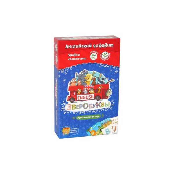 

Настольная игра Банда Умников Звиролитеры english (УКР012)