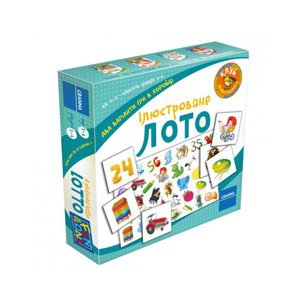 

Настольная игра Granna Иллюстрированное лото (82517)