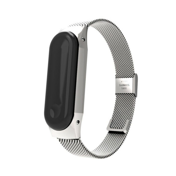 

Ремешок Deexe Stainless Steel для Xiaomi Mi Band 3 - Silver