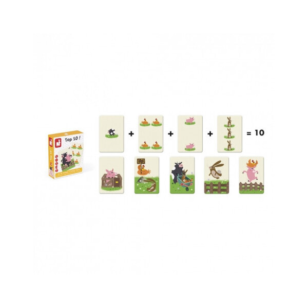 

Настольная игра Janod Мемо Топ 10 (J02760)