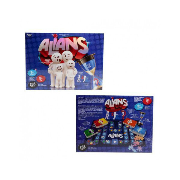 

Настольная развлекательная игра Danko Toys ALIANS на украинском (ДТ-НВ-08-37)