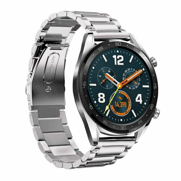

Ремешок Deexe Stainless Steel для Huawei Watch GT/Watch GT2 46mm/Watch GT 2e - Silver