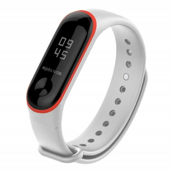 

Ремешок UniCase D-Color для Xiaomi Mi Band 4 - White / Red