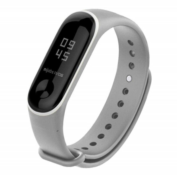 

Ремешок UniCase D-Color для Xiaomi Mi Band 4 - Grey / White