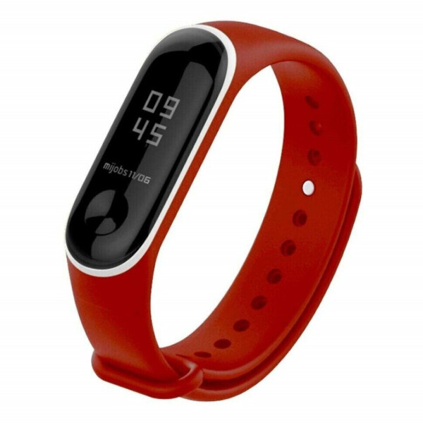 

Ремешок UniCase D-Color для Xiaomi Mi Band 4 - Red / White