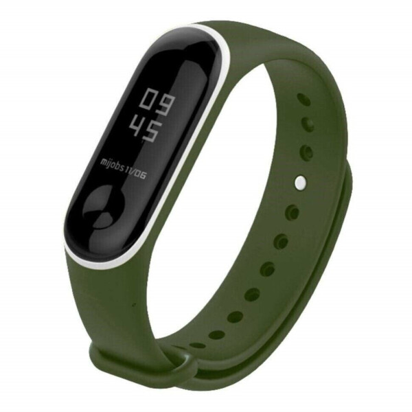

Ремешок UniCase D-Color для Xiaomi Mi Band 4 - Green / White