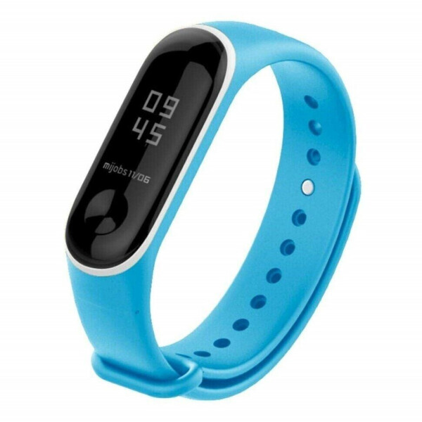 

Ремешок UniCase D-Color для Xiaomi Mi Band 4 - Baby Blue / White