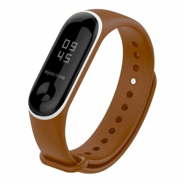 

Ремешок UniCase D-Color для Xiaomi Mi Band 4 - Brown / White