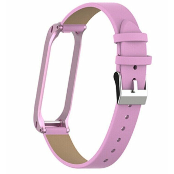 

Ремешок UniCase Leather Strip для Xiaomi Mi Band 4 - Pink