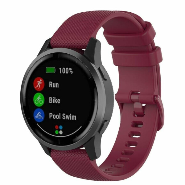 

Ремешок UniCase Rhombus Texture для Huawei Watch GT 2e - Wine Red
