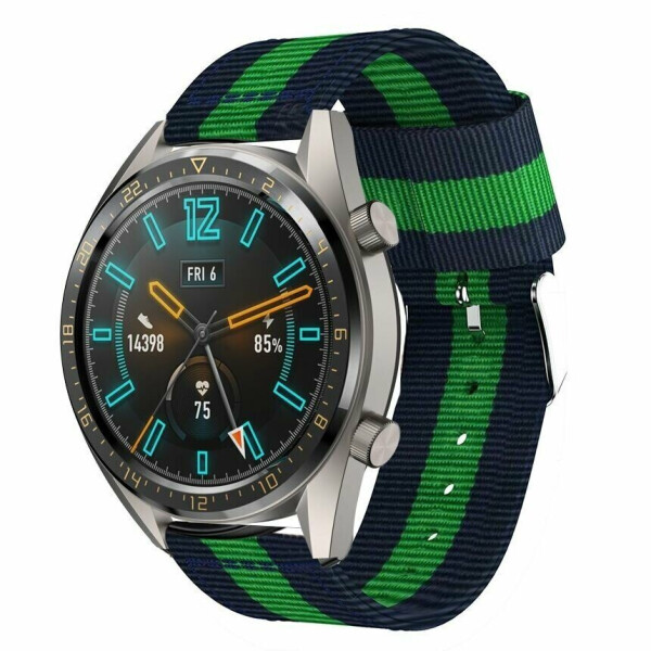 

Ремешок UniCase Nylon для Huawei Watch GT 2e - Dark Blue/Green