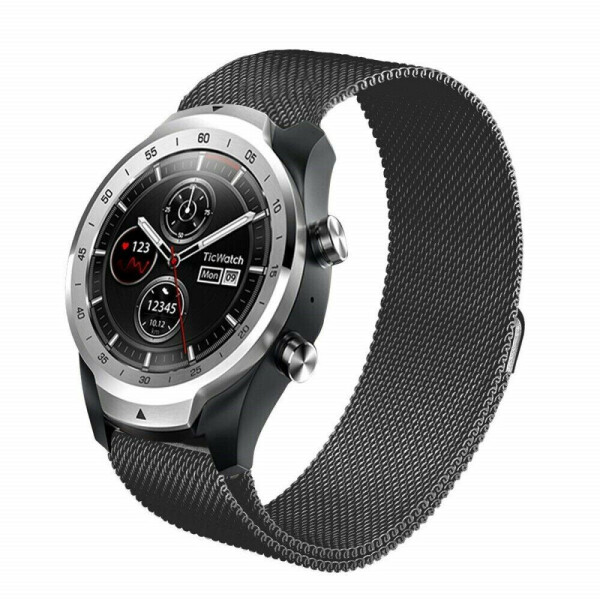 

Ремешок Deexe Milanese Stainless Steel для Huawei Watch GT 2e - Black